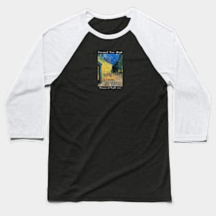 Terrace at Night, Vincent Van Gogh Baseball T-Shirt